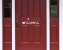 Welcome Quote Wall Stickers Home Lettering Quote Wall Decal